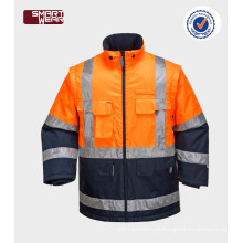 Chaqueta de trabajo de seguridad industrial profesional reflexiva duradera funcional ho de invierno profesional